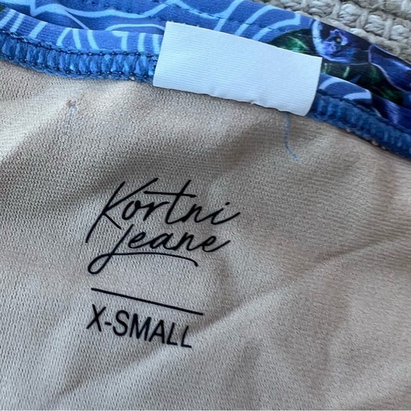 Kortni Jeane Blue Blueberry Swim Bottoms NWOT size XS - Picture 3 of 7